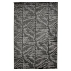 Milan Marcel Black & Grey 5x7.6, Rug