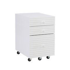 Ripples File Cabinet White