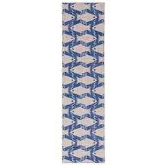 Washable Seabourne Ivory/Blue 2x8, Rug