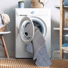 Washable Fuller Grey/Ivory 3x5, Rug