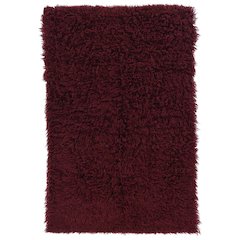 New Flokati 1400gram Burgundy 3.6x5.6, Rug
