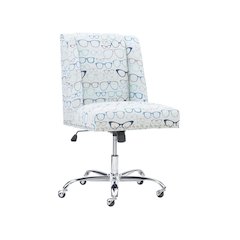 Draper Office Chair, Glasses Print