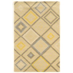 Aspire Wool Stitch Nat & Grey 5x8, Rug