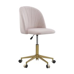 Adalynn Desk Chair Blush Pink