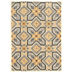 Trio Collette Grey & Gold 5x7, Rug