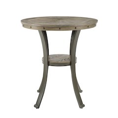 Franklin Pub Table, Pewter
