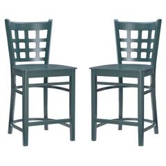 Lola Counter Stool Green Set Of 2