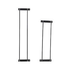 Triston Metal Towel Rack 2Pk Black