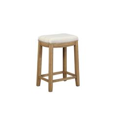 Claridge  Linen Striped Counter Stool