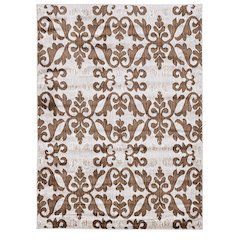 Elegance Florence Ivory & Brown 8x10, Rug
