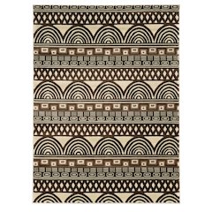 Roma Lima Ivory & Chocolate 5x7, Rug