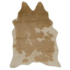FAUX HIDE MINI CARAMELCREAM MIX, Rug
