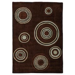 Trio Brinlee Chocolate&SpaBlue 5x7, Rug
