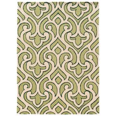 Trio Marple Ivory & Green 5x7, Rug