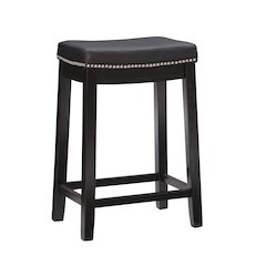 Claridge Black Counter Stool