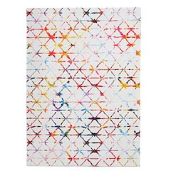 Motif Printed Faux Rabbit Felix Ivory Multi 3x5, Rug