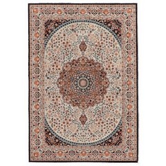 Emerald Harris Cream & Copper 3.3x5, Rug