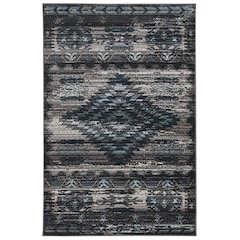 Vintage Aztek Grey & Charcoal 5x7.6, Rug