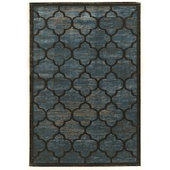 Platinum Trellis Blue & Grey 5x7.6, Rug