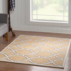 Geo Kelli Goldenrod & Ivory 5x7, Rug