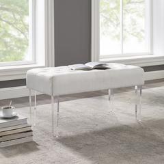 Ella Glitz Acrylic Leg Bench