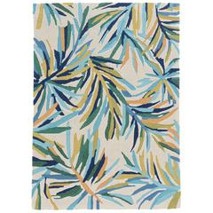 Trio Pike Ivory & Green 5x7, Rug