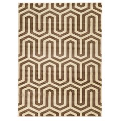 Roma Tangent Ivory & Beige 8x10, Rug