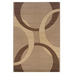 Corfu Spheres Tan & Brown 5x7.7, Rug