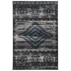 Vintage Aztek Grey & Charcoal 2x3, Rug