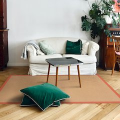 Athena Cork & Burnt Orange 4x6, Rug