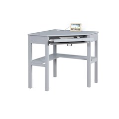 Peggy Corner Desk Gray