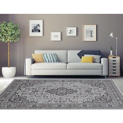Emerald Barton Cream & Grey 6.7x9.7, Rug