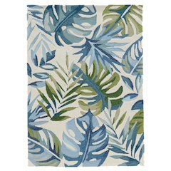 Trio Bermuda Ivory & Blue 1.10x2.10, Rug