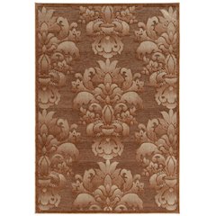 Hi Lo Medallions Brown & Beige 8x10, Rug