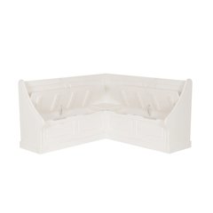 Tobin Corner Breakfast Nook, White