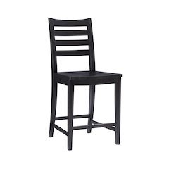 Flynn Counter Stool Black Set Of 2