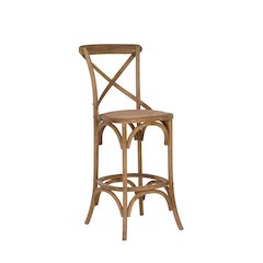 Roxy 30 In Gray Wash Bar Stool