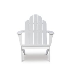 White Adirondack Chair