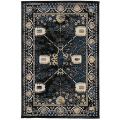 Vintage Collection  Zeigler  Navy   2x3 Rug