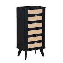 Collett Jewelry Armoire Black