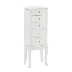 White Jewelry Armoire