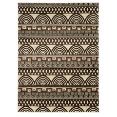 Roma Lima Ivory & Chocolate 5x7, Rug