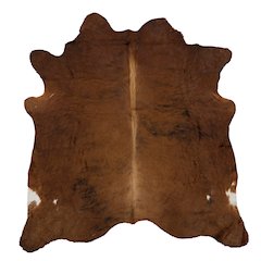 Cowhide Medium Brindle Full Skin, Rug