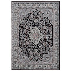Emerald Barton Black & Cream 5x7, Rug