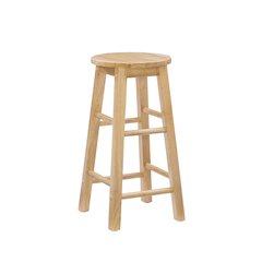 24 Inches Counter Stool With Round Seat