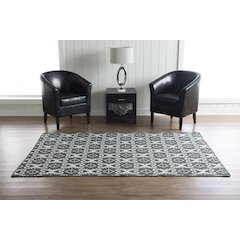 SALONIKI IKAT GREY 5' X 8' Rug