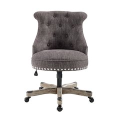 Sinclair Office Chair, Charcoal Gray