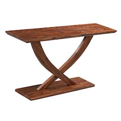 Rasmus Console Table - Chestnut Wire-Brush