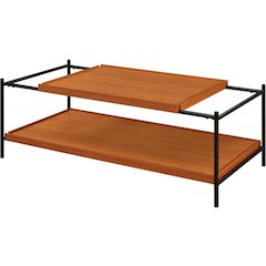 Oaken Coffee Table Honey Oak & Black