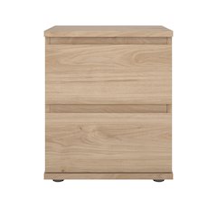 Aurora 2 Drawer Nightstand, Jackson Hickory